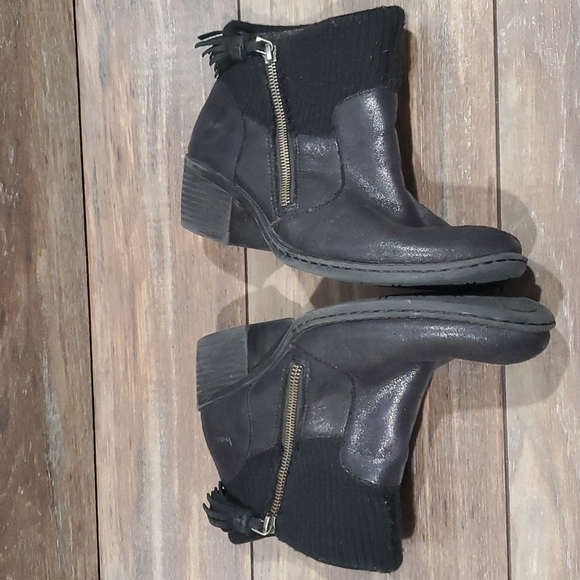 B.O.C by Born Women block heels ankle boots shoes sz 7.5 - Picture 7 of 11